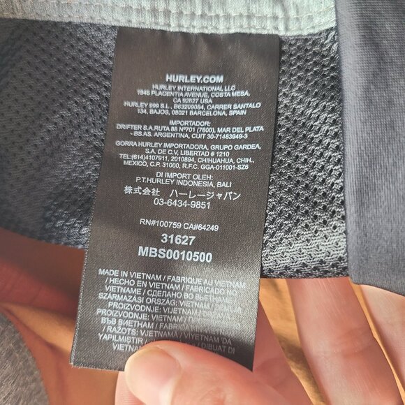 Hurley Phantom Naturals Sessions 16" Ale Brown Board Shorts Men's Waist Size 30 - Picture 7 of 11